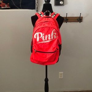 Neon PInk, Victoria Secret backpack